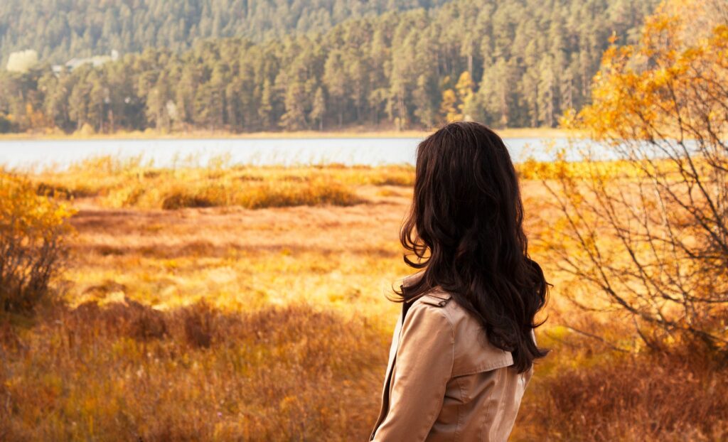 Woman in nature