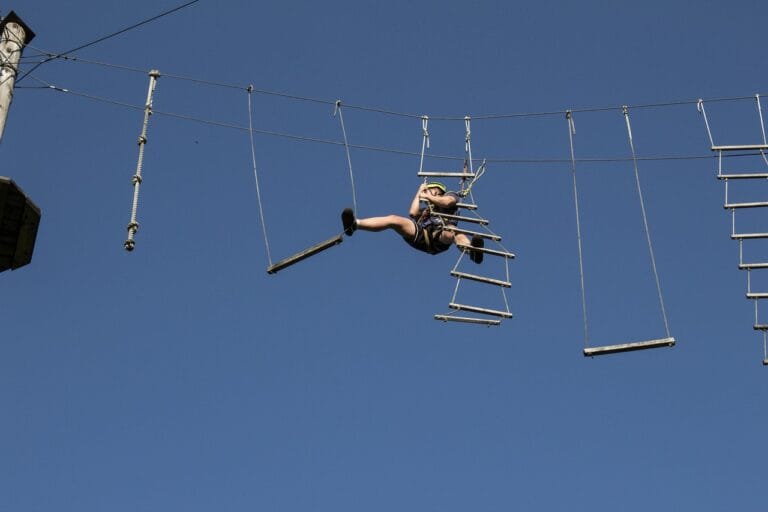 High ropes obstacle course