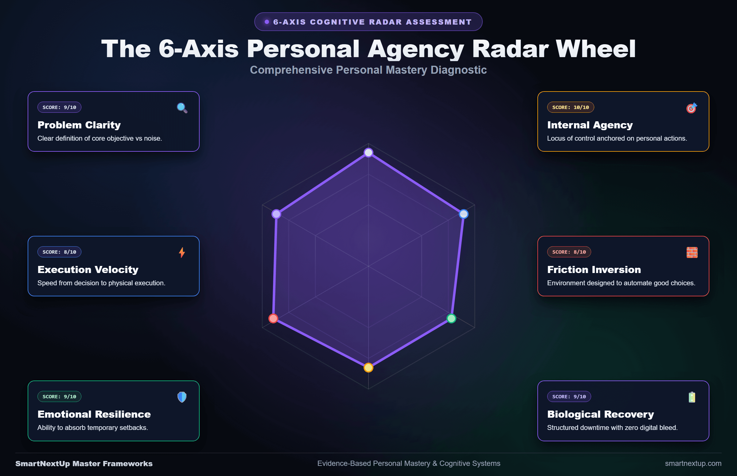 The 6-Axis Personal Agency Radar Wheel
